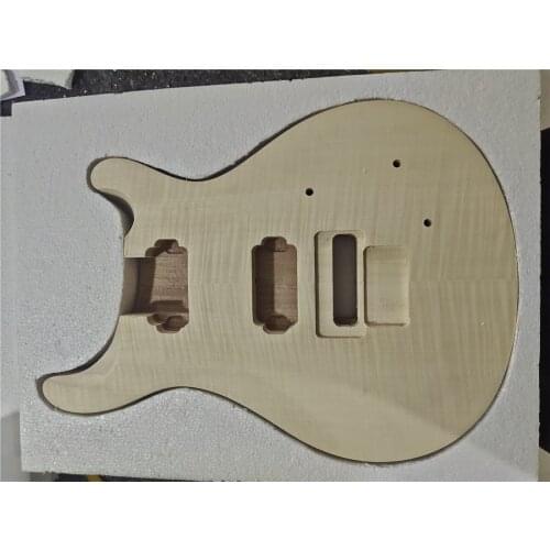 Unfinished Mahogany Electric Guitar Body DIY