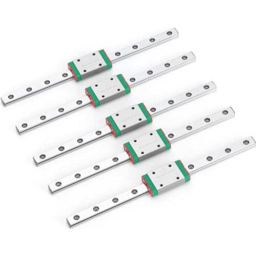 Linear Rail Guide 3D Printer Linear Rail Guide 150mm MGN7 with Slider DIY Tool Accessory for Voron V0 Linear Guide