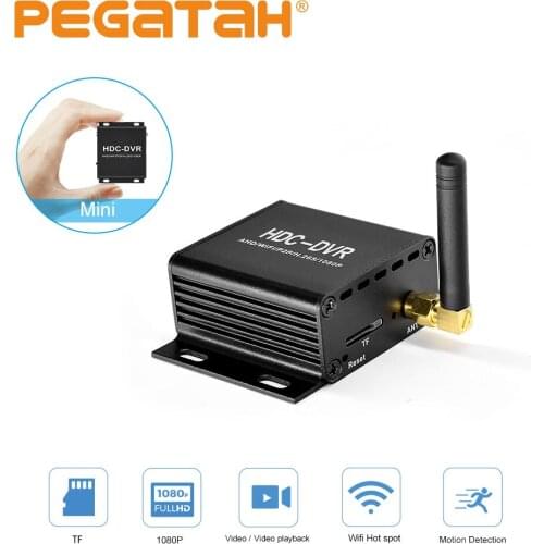 Mini DVR Wifi Video Recorder DVR recorder for cctv camera surveillance1080P ahd dvr recorder video Record Motion Detection Alarm