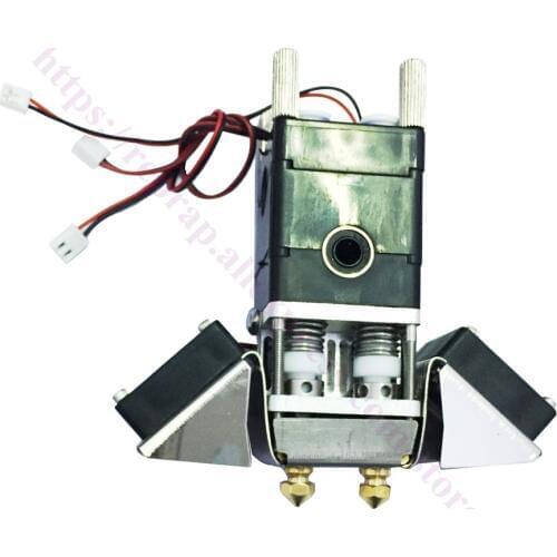 Ultimaker 3 / Ultimaker 2 Upgrade 3D Printer Hot End Pack Ultimaker 2+ Extended Dual Heads Extruder with Olsson block kit