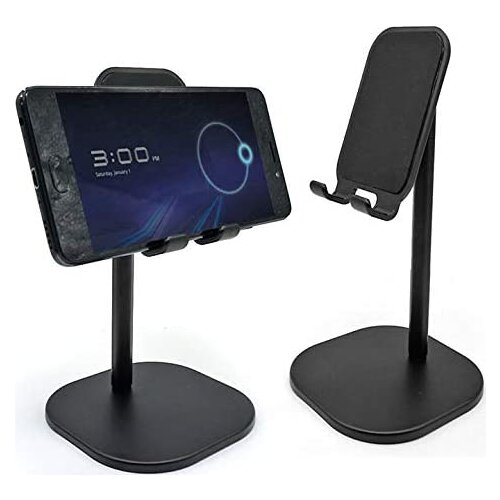 Desktop Phone Holder Phone or Tablet Stand Sturdy Adjustable Upgraded Design for Smartphones and Tablets