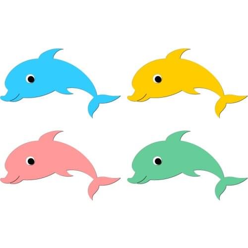 New Dolphins Puzzle Wooden Die Scrapbooking C2949 Cutting Dies Multiple Sizes Compatible With Most Die Cutting Machines