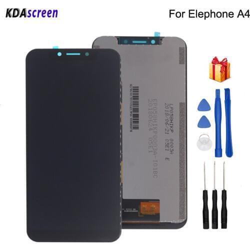 Original For Elephone A4 LCD Display Touch Screen Digitizer For Elephone A4 Display Screen LCD Assembly HD LCD Display