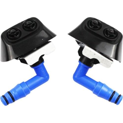 2pcs Front Left Right Headlight Washer Sprayer Nozzle Jet for Saab 93 03-12 12803972, Easy to Install