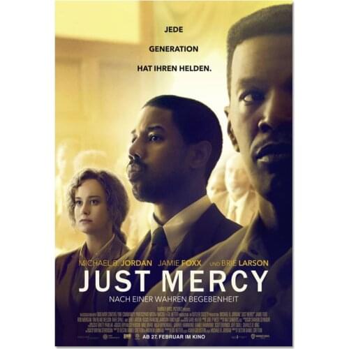 Classic Movie Just Mercy Style Posters Wall Art Decor Picture Modern Home Room Decoration High Quality Canvas Painting 30x45cm