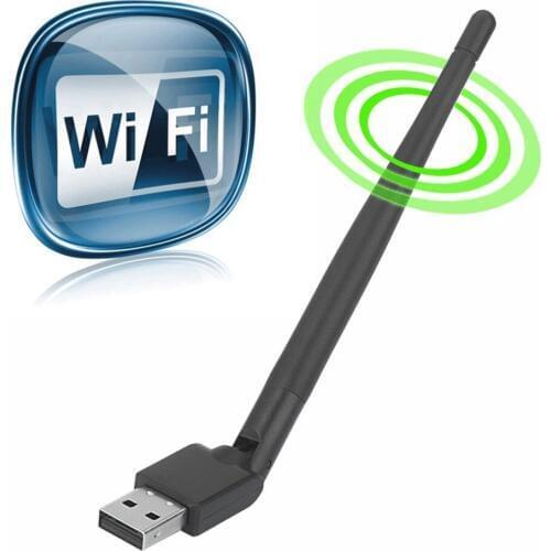 Rt5370 USB 2.0 150Mbps WiFi Antenna MTK7601 Wireless Network Card 802.11b/g/n LAN Adapter with rotatable Antenna