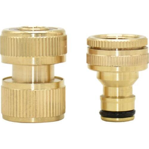 16mm hose Quick Connector Brass 1/2" Garden tap G1/2 G3/4 Garden Irrigation 16mm hose Pure copper Adapter 5set