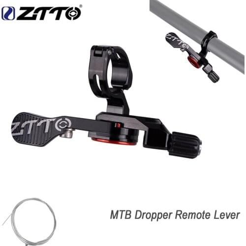 ZTTO MTB Dropper Post Lever Seatpost Dropper Bike Adjust Seat Post Drop Mechanical Remote Control Lever Universal Shifter Style