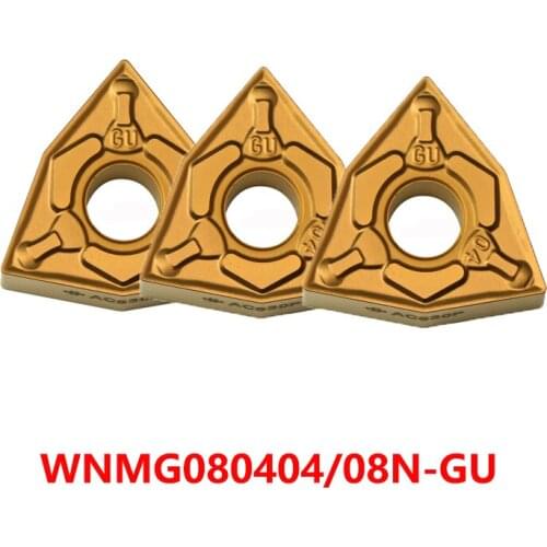 WNMG080404 WNMG080408 N-GU AC820P AC810P AC830P WNMG 080404 080408 Carbide Inserts Turning Tool Lathe Cutter CNC 100% Original