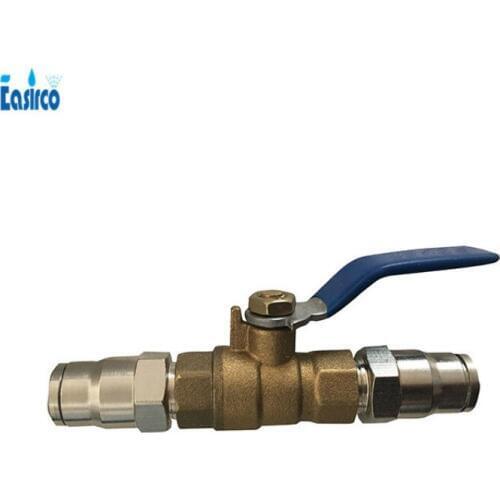 1set/pack)3/8'' quick connecting Brass shut off valve for mist cooling system,free shipping