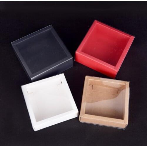 10Pcs Drawer Box Handmade Soap Gift Box Essential Oil Box Kraft Paper Box Small Jewelry Packaging Box