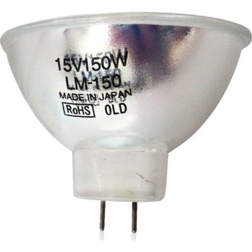 2pcs,MORITEX LM-150 15V150W halogen lamp,MCR-150W LM150 15V 150W projector bulb