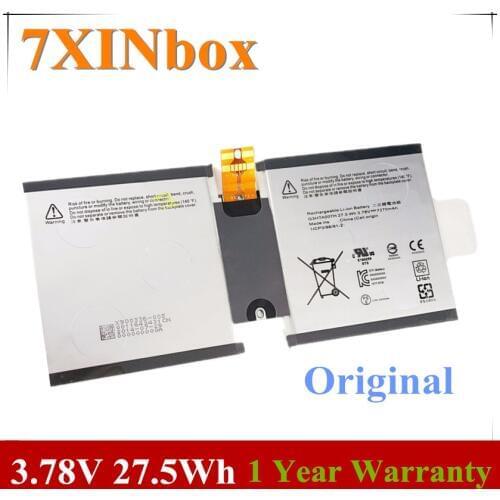 7XINbox 3.78V 27.5Wh 7270mAh Original G3HTA003H G3HTA004H G3HTA007H Battery For Microsoft Surface 3 1645 Series Tablet