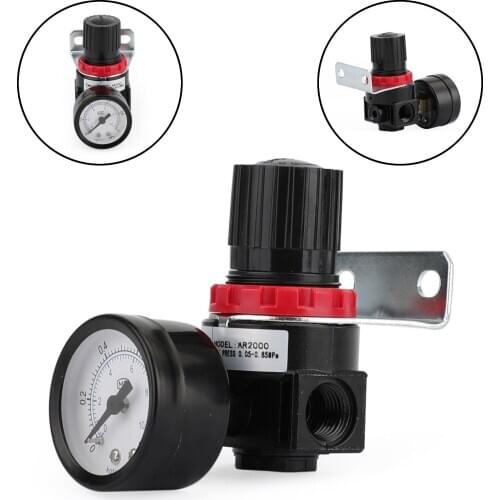 Artudatech Air Control Compressor Pressure Gauge Relief Regulating Regulator Valve AR2000 Parts