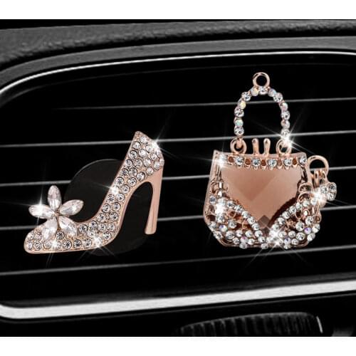 2020 Car Air Conditioning Outlet Clip Decorative Crystal Aromatherapy Decoration Interior Accessories For Car