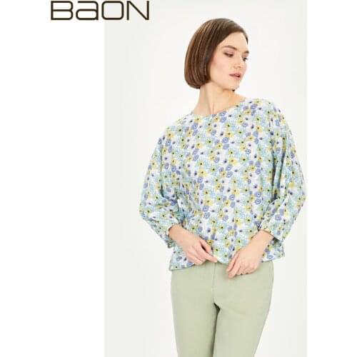 BAON Light Blue Blouses