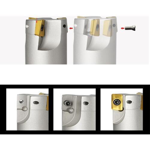 BEYOND BAP300R Right Angle CNC BAP300 Milling Cutter BAP 300R Shockproof Straight Mill Cutting APMT 1135 insert 2 flute 10-20mm