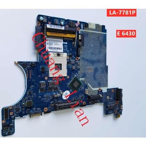 CN-0W3JJX For Dell Insprion E6430 Laptop motherboard QAL80 LA-7781P SLJ8A mainboard motherboard 100% Fully Tested