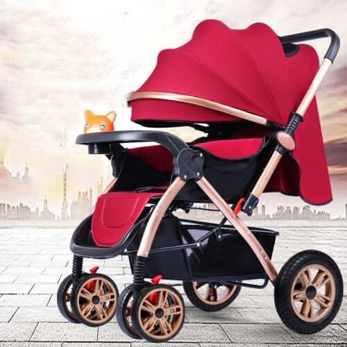 Factory original luxury baby stroller ,winter version stroller,kinderwagen 2 in 1,pushchair/pram,reverse seat