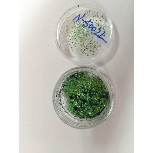 Holographic Laser Green Chamelon glitter sparke flakes for nail tattoo,nail polish Art or other DIY decoration 5002L