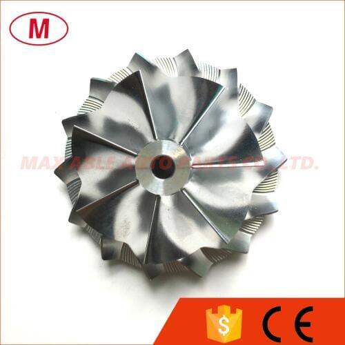 GTB2260V 784369-0002 44.52/60.01mm 7+7 blades High Performance Turbo Billet Compressor wheel/Aluminum 2618/Milling wheel