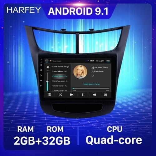 Harfey Car Multimedia player for Chevy Chevrolet New Sail 2015-2016 9inch Android 9.1 car GPS Radio USB AUX support Carplay