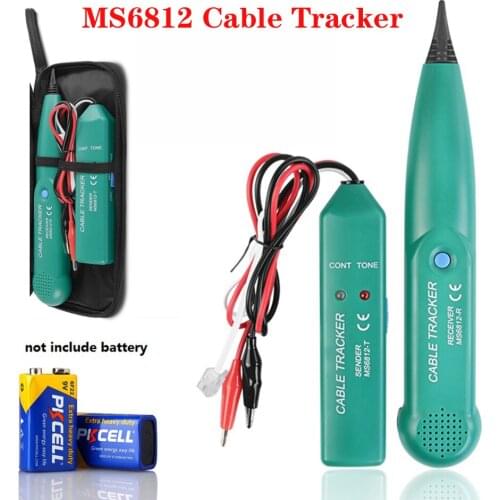 MS6812 Cable Tracker Tester Network Line Detector Thread Checker Wire Tracer Breakpoint Location Diagnose Multi-function