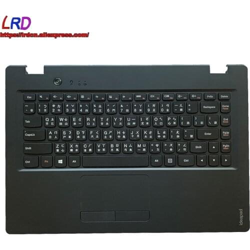 Chinese Keyboard with Shell C Cover Palmrest Black Upper Case Touchpad for Lenovo Ideapad 100S-14IBR Laptop 5CB0K65005