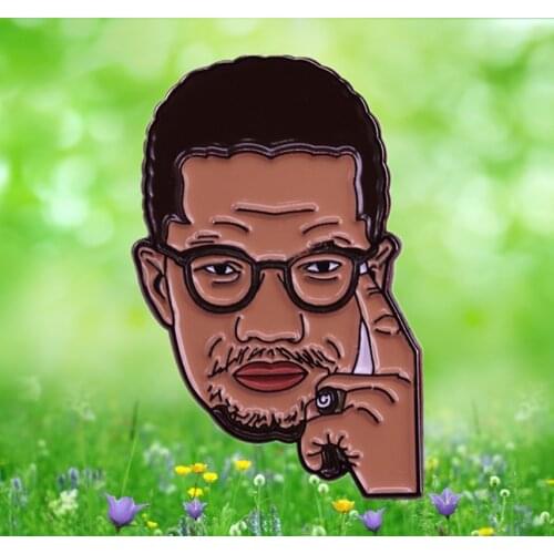 Malcolm X Black lives matters Fight for Black Freedom enamel pin Civil rights Justice peace Politics racial equality brooch