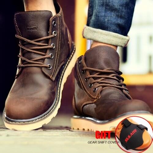 Motorcycle Boots Locomotive Moto Racing shoes Genuine Cow Leather Motorbike Biker boot Chopper Touring Ankle motobotinki