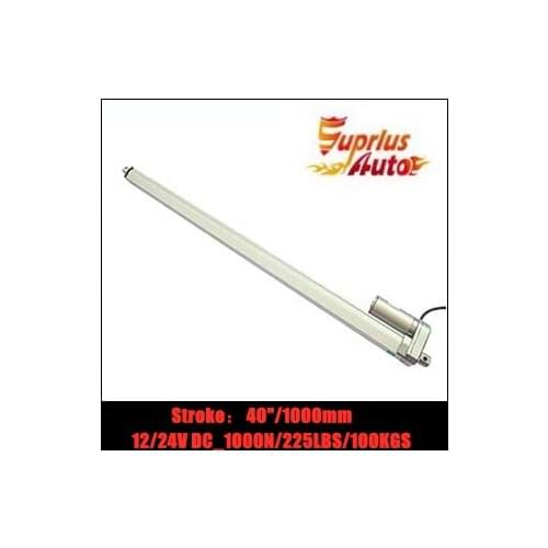 Low Price to With mounting bracke : 40inch/1000mm (1M) stroke length 12v/24v DC electric linear actuator by Express