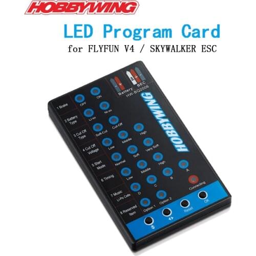 Hobbywing LED Program Card for FLYFUN V4 / SKYWALKER ESC