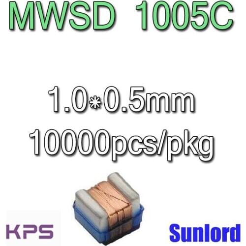 MWSD 1005C Wire Wound Chip Ceramic Inductor Bluetooth Wlan 5G AI EMI 3C Phone Video Audio Computer Mobile GSM CDMA PDC