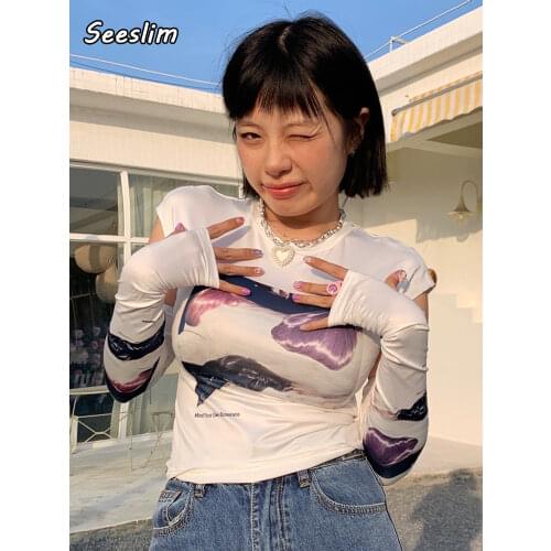 Seeslim Women's T-shirts With Print