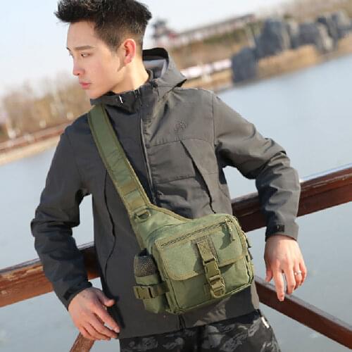 Tactical Crossbody Bag Army Military Shoulder Sling Bag Mens Outdoor Travel Hunting Waterproof Fishing Chest Bag
