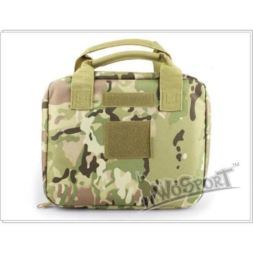 Tactical Airsoft Gun Bag Military Multicam ACU Single Pistol Range Bag Soft 900D Nylon Gun Case