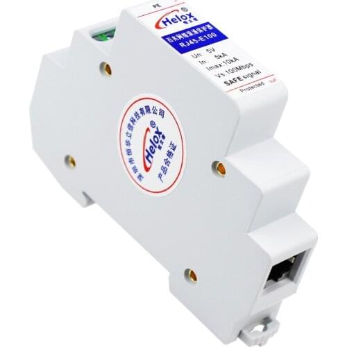 High Speed Rail 100 MB Network Lightning Protector 100m Network Lightning Surge Protector Rj45-e100