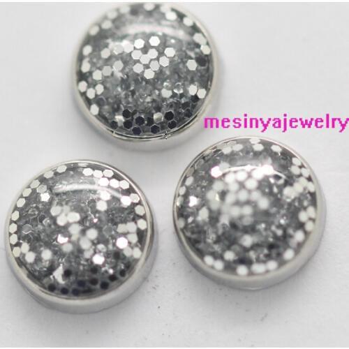 10pcs 6.3mm bling floating charms for glass locket Min amount $15 per order mixed items, FC-790not include pendant