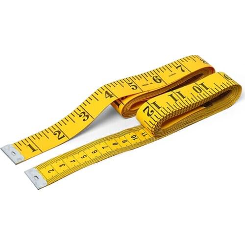 120 Inch 300cm Body Measuring Ruler Sewing Tailor Tape Measure Mini Soft Flat Ruler Centimeter Meter Sewing Measuring Tape