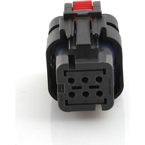 2/5/10/20/50/100sets 6pin auto electrical housing plastic wiring harness connector 776433-2