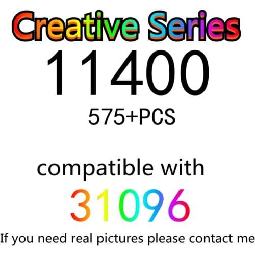 575PCS 11400 Building Block Toy Creative Series 31096 Assembled Building Block Childrens Toy Gifts