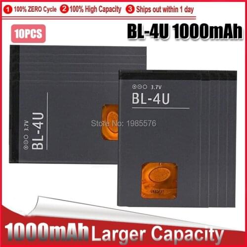 BL-4U BL 4U phone Battery For Nokia 206 515 5250 5330 XpressMusic 5730 C5-03 E66 Asha 300 500 8800 Arte E75