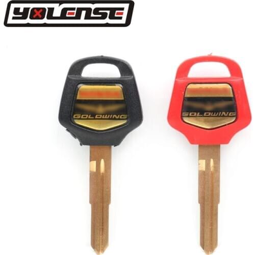 Motorcycle Accessories Embryo Blank Keys Can install chip Motor bike Moto Part For Honda 1800 Goldwing GL1800 GL 1800