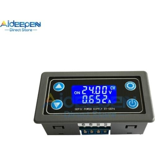 XY-SEP4 DC-DC 5.0V-30V to 0.5-30V 4A 35W Automatic Boost/Buck Converter CC CV Regulated Adjustable Power Supply Module