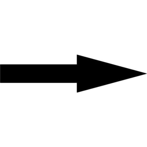 Car Decal personalized long arrow PVC waterproof outdoor sticker smooth wall decal fun accessories 11.9cm * 3.1cm