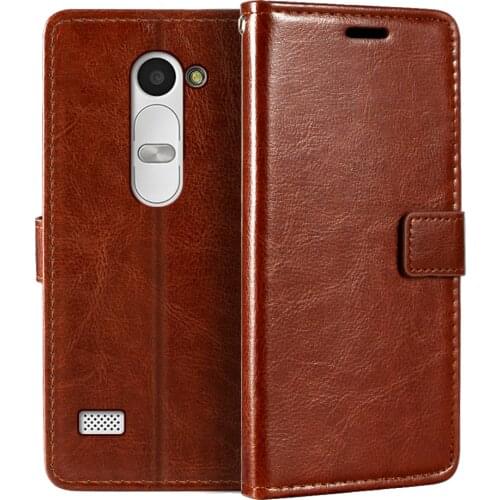 Case For LG Leon H340N H324 Wallet Premium Magnetic Flip Case Cover With Card Holder And Kickstand For LG Leon LTE Leon 3G C40