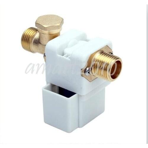 N/C 9V DC 1/2" Electric Solenoid Valve for Water Air Pressure 0.02~0.8Mpa Normally closed 0 to 90 Deg C