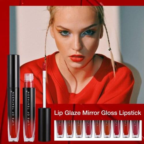 12 Colors Glossy Lipstick Glaze Bright Mirror Liquid Lipstick Long Lasting Moisturizing Great Gift Choice for Halloween