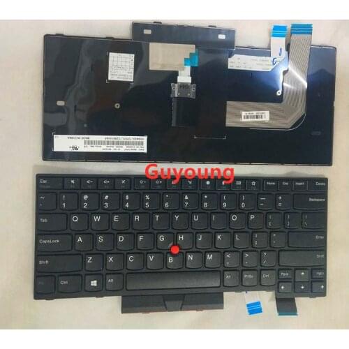 US English keyboard for Lenovo Thinkpad T470 A475 T480 A485 laptop Teclado 01HX342 01HX382 01HX302 01AX449 NO backlight