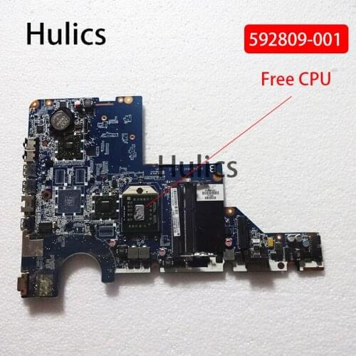 Hulics Original 592809-001 for HP G62 CQ62 CQ42 G42 motherboard DA0AX2MB6E0 DA0AX2MB6E1 DA0AX2MB6F0 DDR3 maiboard